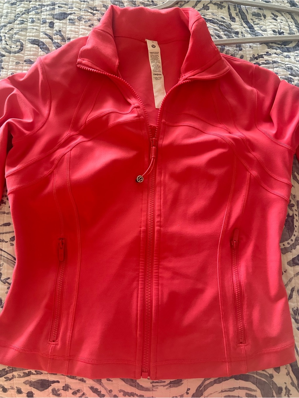 lululemon athletica Bright Red Full-Zip Utility Jacket